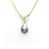"Ventus" 14K Yellow Gold Pendant with Cortez Pearl
