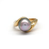 Pink and Green Cortez Pearl on 18K Yellow Gold Ring by Kathe Mai