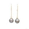 18K Hanging Earrings with Cortez Pearls