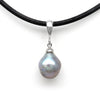 Classic Silver Pendant with Cortez Pearl