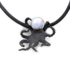 "Octopus" Silver Pendant with Cortez Pearl by Sheri J.