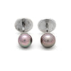 White Gold Cufflinks with Cortez Pearls